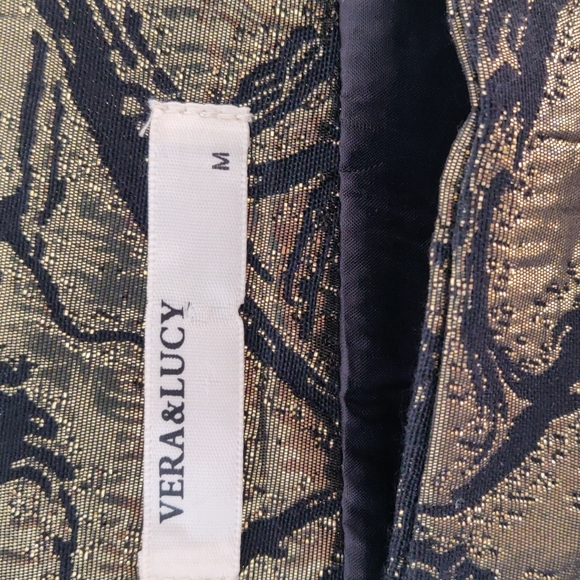 Gold and black skirt - Picture 4 of 4